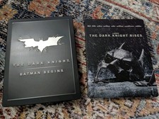 The Dark Knight/Batman Begins & Dark Knight Rises Blu-ray Steelbooks Bundle 