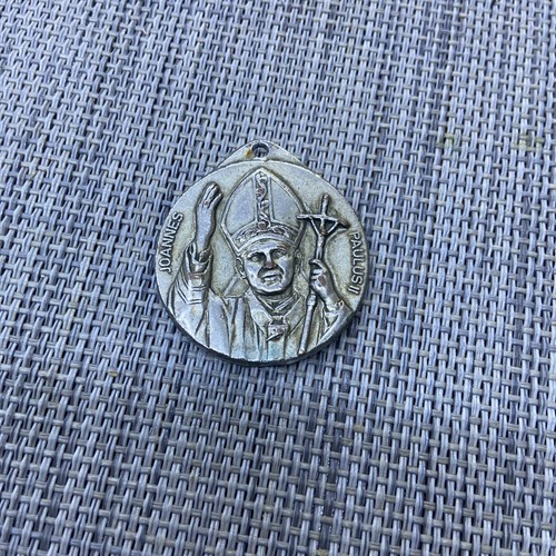 Vintage catholic medal pope - vintage,