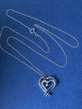 9ct white gold diamond double
