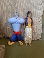 Disney Store Genie And Aladdin Dolls 
