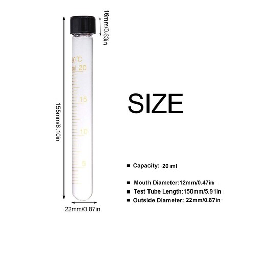 20pc 50ml laboratory clear - 5-50ml,