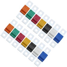 14PCS Midi Fuses 30/40/50/60/70/80/100Amp 32V Car Bolt-on Fuse for DC Motor