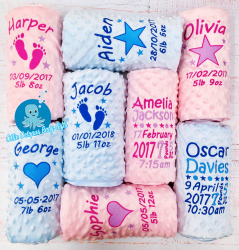 Personalised baby blanket - personalised,