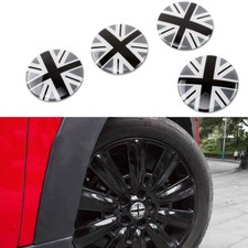 4X 52mm UK Flag Wheel Center Hub Cap Cover Badge Emblem Sticker For Mini Cooper