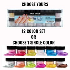 MIA SECRET - GLITTER- Available on 12 Colors (SET or Single) - Choose Yours