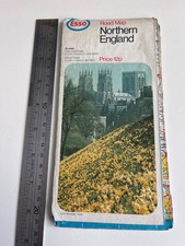 Northern England Esso Road Map 1971 - scale 1:316,800 & 1:63,360