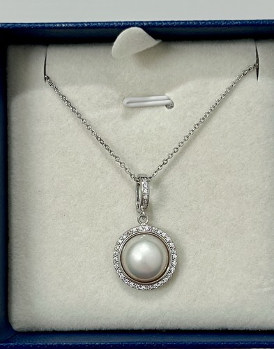 Japanese mabe pearl pendant - japanese,