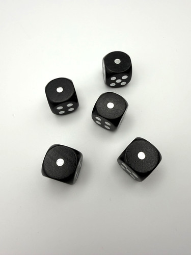 Black trick dice 1 - 5,