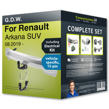 Towbar detachable for RENAULT