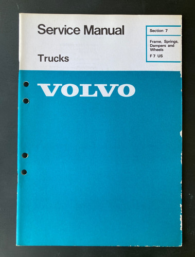 Volvo truck frame springs - truck, f7