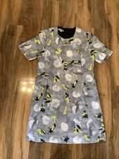 Whistles Size 14 Grey Cotton  Pattern Design Dress 