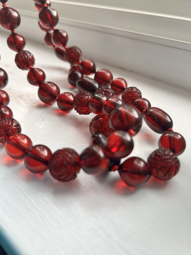 162g antique art deco - deco, cherry