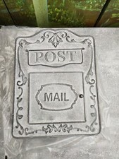 All Chic Chaparro Wall Mounted Letter Box Outdoor Mailbox Lockable Metal Black