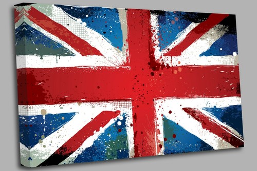 Street art union jack flag - union,