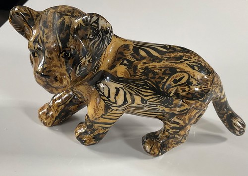 Collage tiger ornament