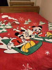 Disney Mickey & Minnie Sherpa Duvet Cover Set Single/ Double super soft  Primark