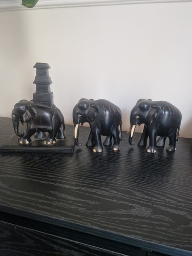 Set wooden ebony - of,