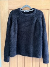 Black Eyelash Jumper Size 14