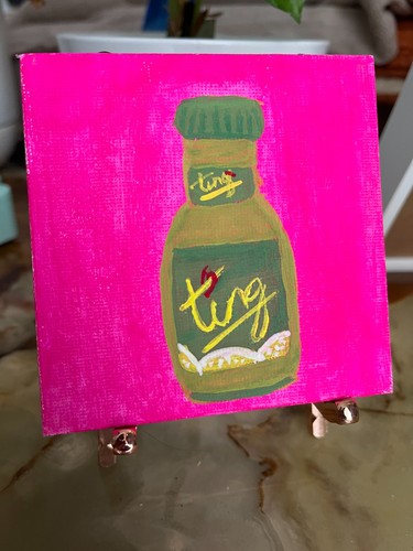 Original gouache miniature - gouache,