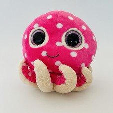 Ty Beanie Boo 2014 Ollie The Pink Octopus Soft Toy Cuddly Plush 19cm