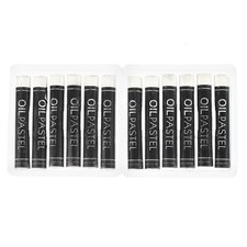 12Pcs Creamy Oil Pastels, Soft