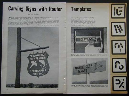 Router jig templates for - &,