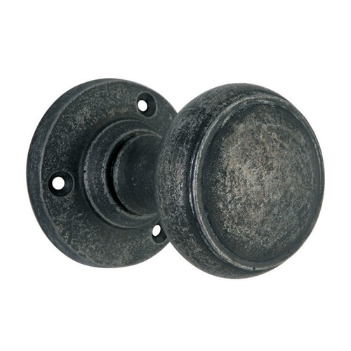 Pewter door knobs - pewter, in