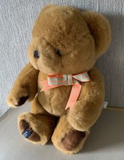 MULHOLLAND & BAILIE BEAR GROWLER FULLY JOINTED WITH BOW PERFECT