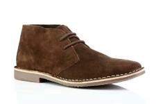 Red Tape Gobi Suede Brown Lace Up Desert Boots Mens
