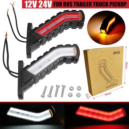 2pcs led side - side, marker