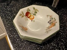 JOHNSON BROTHERS FRESH FRUIT  CEREAL BOWLS X 4