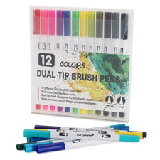 Dual Brush Art Marker Pens Set