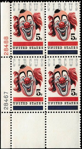 1966 american circus plate - circus,
