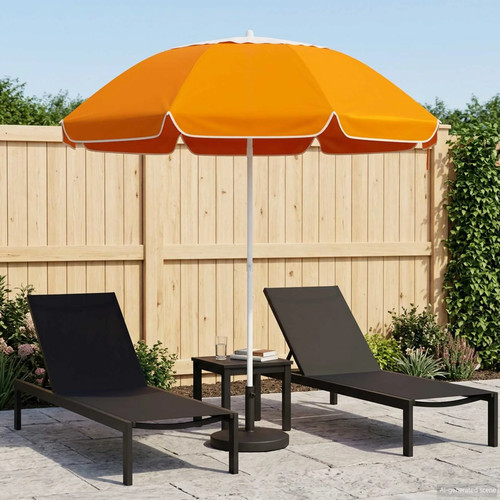 Walplus orange garden parasol - orange,