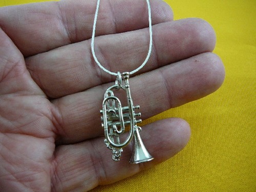 Cornet horn pendant - (m-204-f),