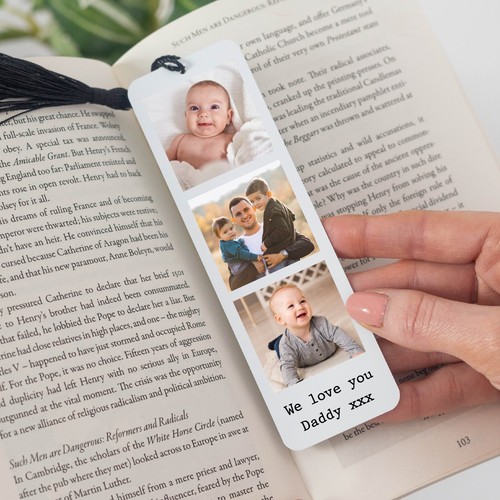 Personalised metal bookmark - personalised,