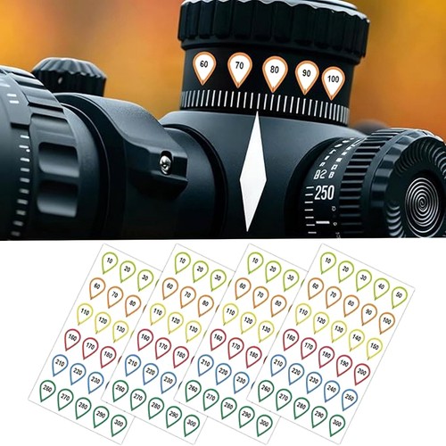 Rifle scope turret stickers - scope,