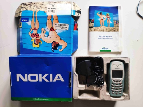 Nokia 3410 boxed mobile phone - mobile,
