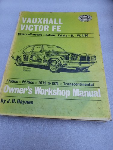 Haynes manual vauxhall - -,