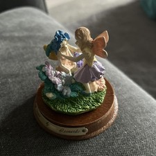 Fairies By Leonardo 1980s RARE Porcelain Figurine With 2 Fairies