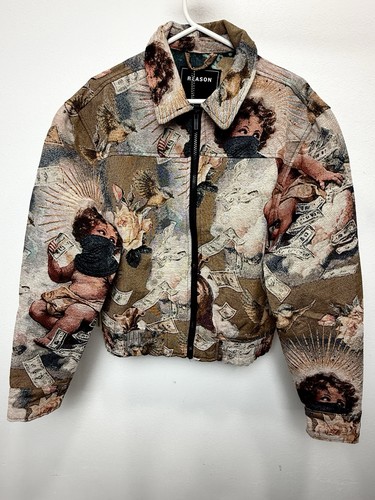 Reason tapestry zip jacket - zip,