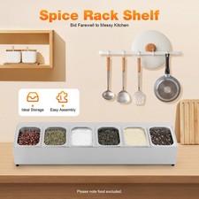 6 Compartment Stainless Steel
