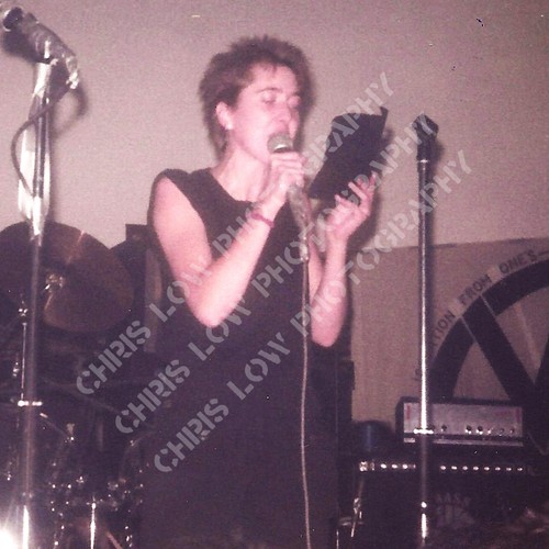 Crass 1982 quality photo - 11"hi,