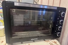 Electric Mini Oven with 2 Hotplates Adjustable Temperature and Timer Function UK