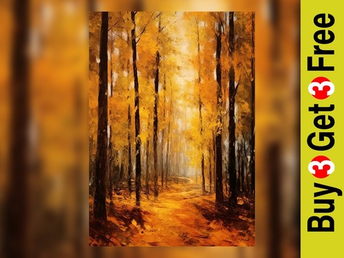 Enchanting autumn forest - autumn,