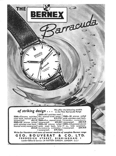 1962 advert for - advert, bernex
