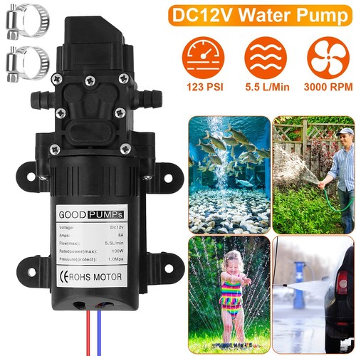 130psi 12v water pump - water, self