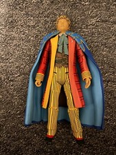 DOCTOR WHO 6th DOCTOR BLUE CLOAK REVELATION OF THE DALEKS COLIN BAKER 5” FIGURE