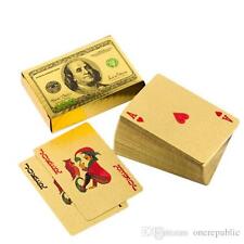 24K Gold Plated Playing Cards
