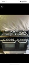 Kenwood 90cm 900 Range Cooker Dual Fuel Oven Black & Stainless Steel